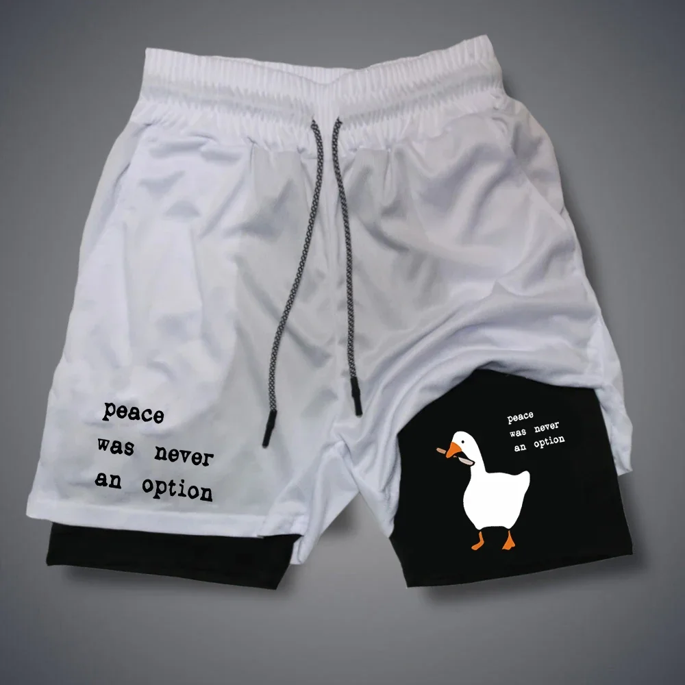 Summer Duck Clothing - Cartoon Duck Print Men's Shorts Summer