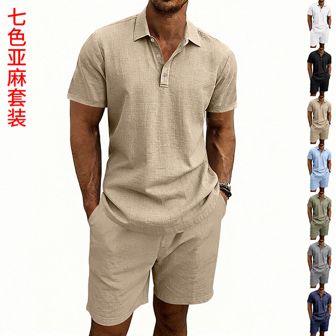 Linen Shorts Men - Summer Linen Casual Men's Loose Large