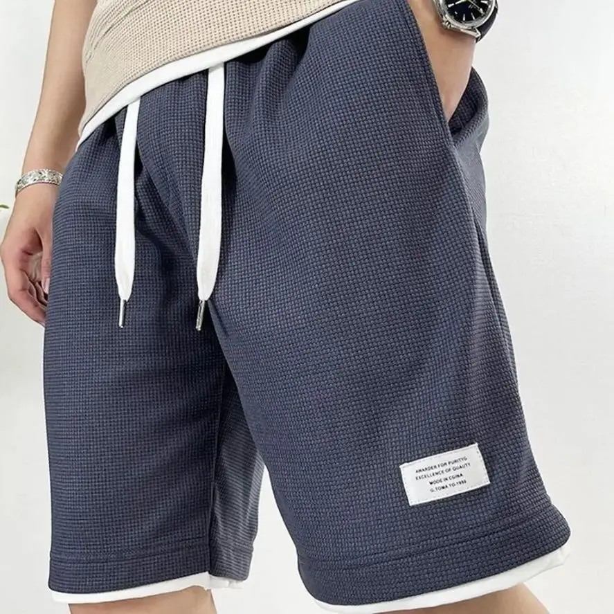 Male Short Pants Black Waffle  - Summer Clothing Deals review and price