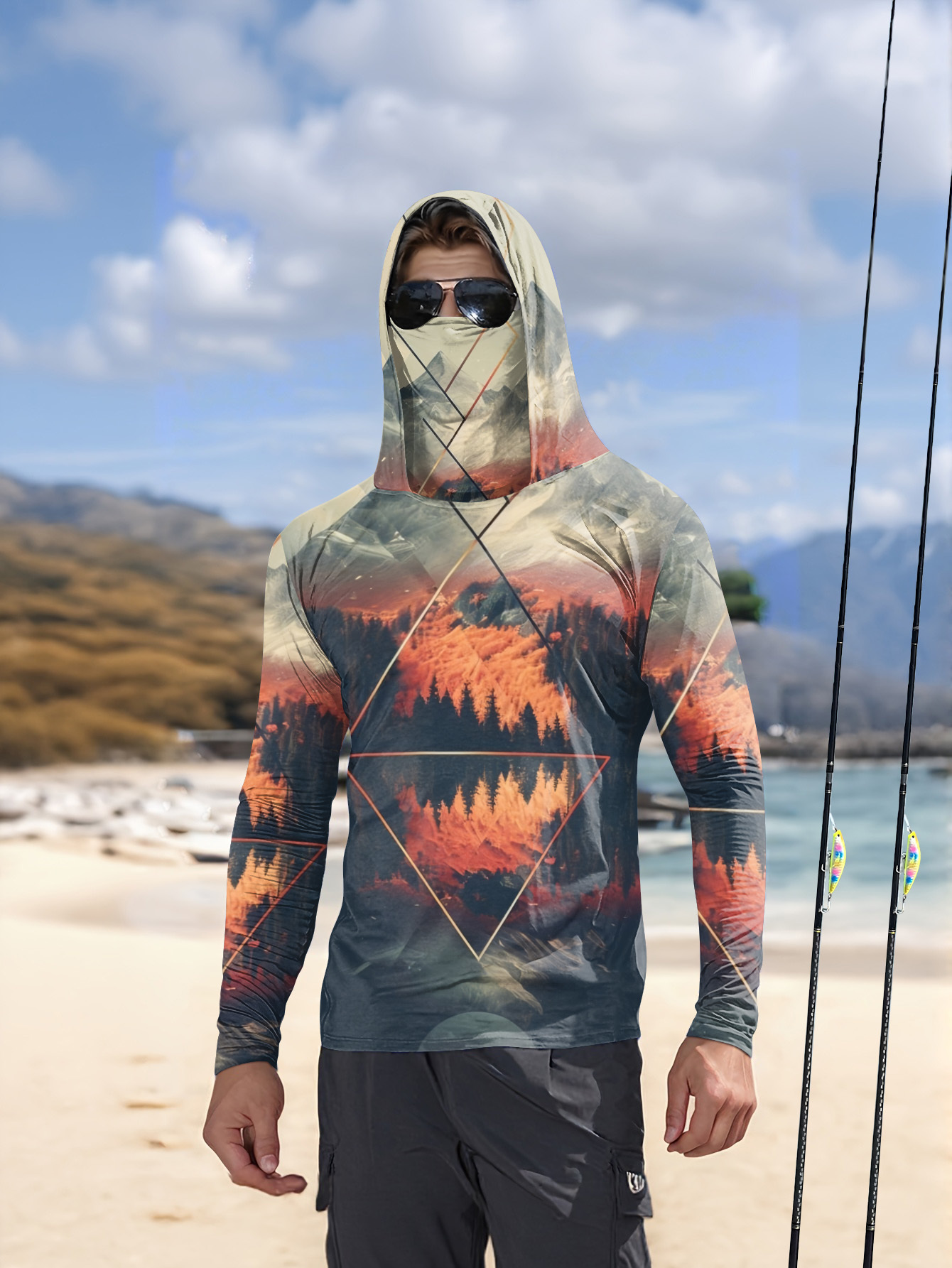 Outdoor Men's Fishing Hoodie B - Summer Clothing Essentials review and price