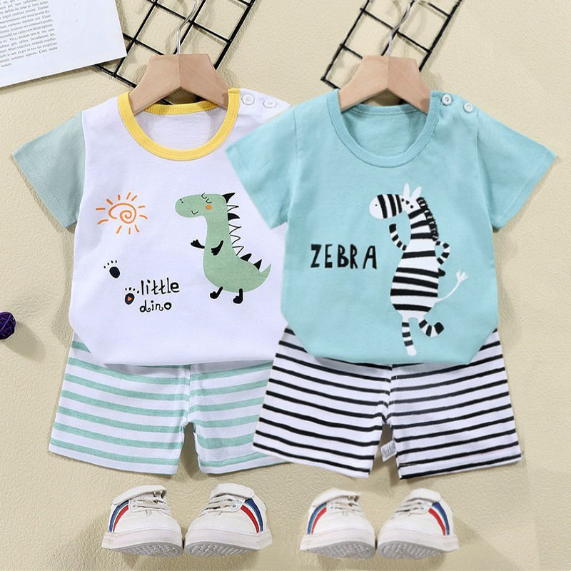 Cotton Tees+Shorts 2-piece Tra - Summer Clothing Toddler review and price
