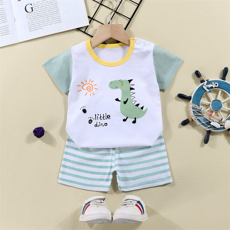 Cotton Tees+Shorts 2-piece Tra - Summer Clothing Toddler review and price