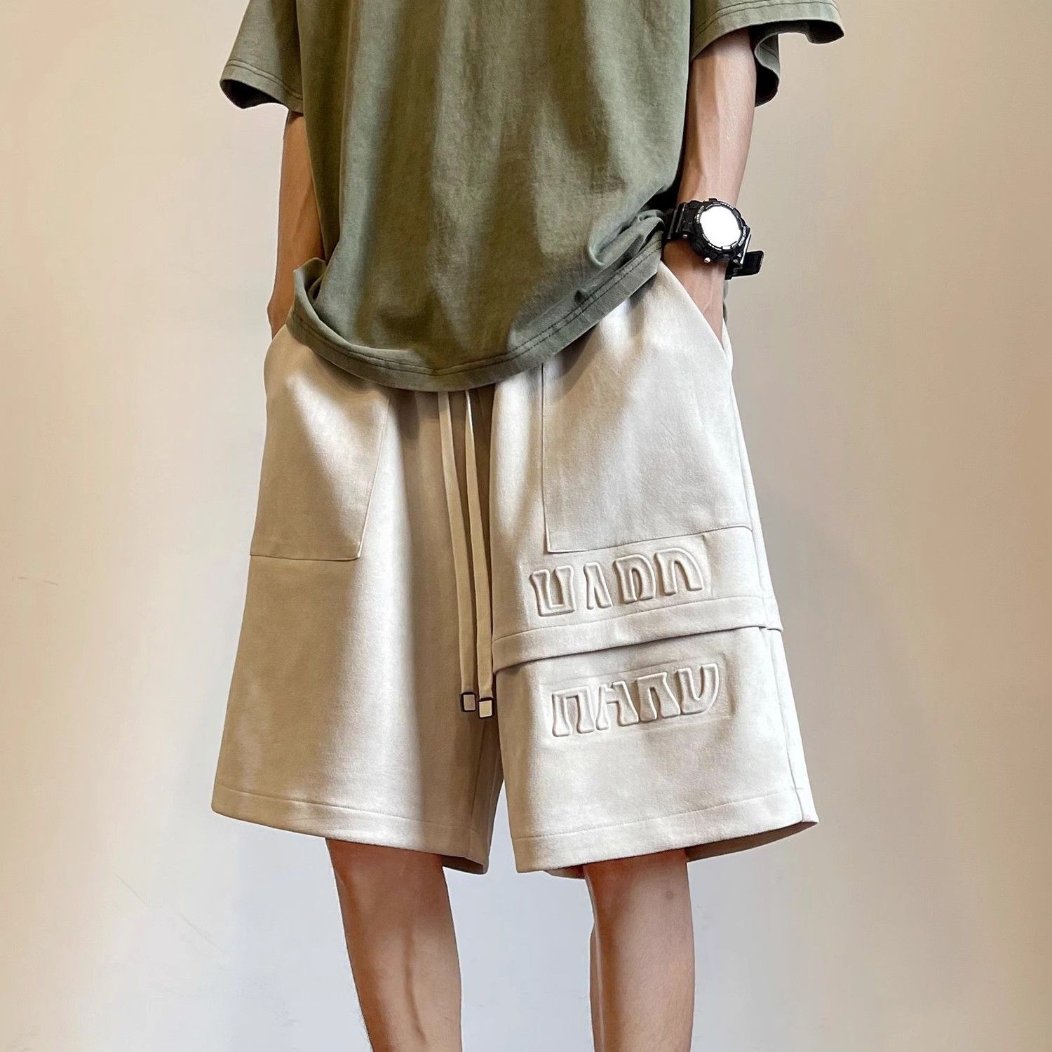 Men's Shorts Letter Splicing B - Summer Clothing Deals review and price