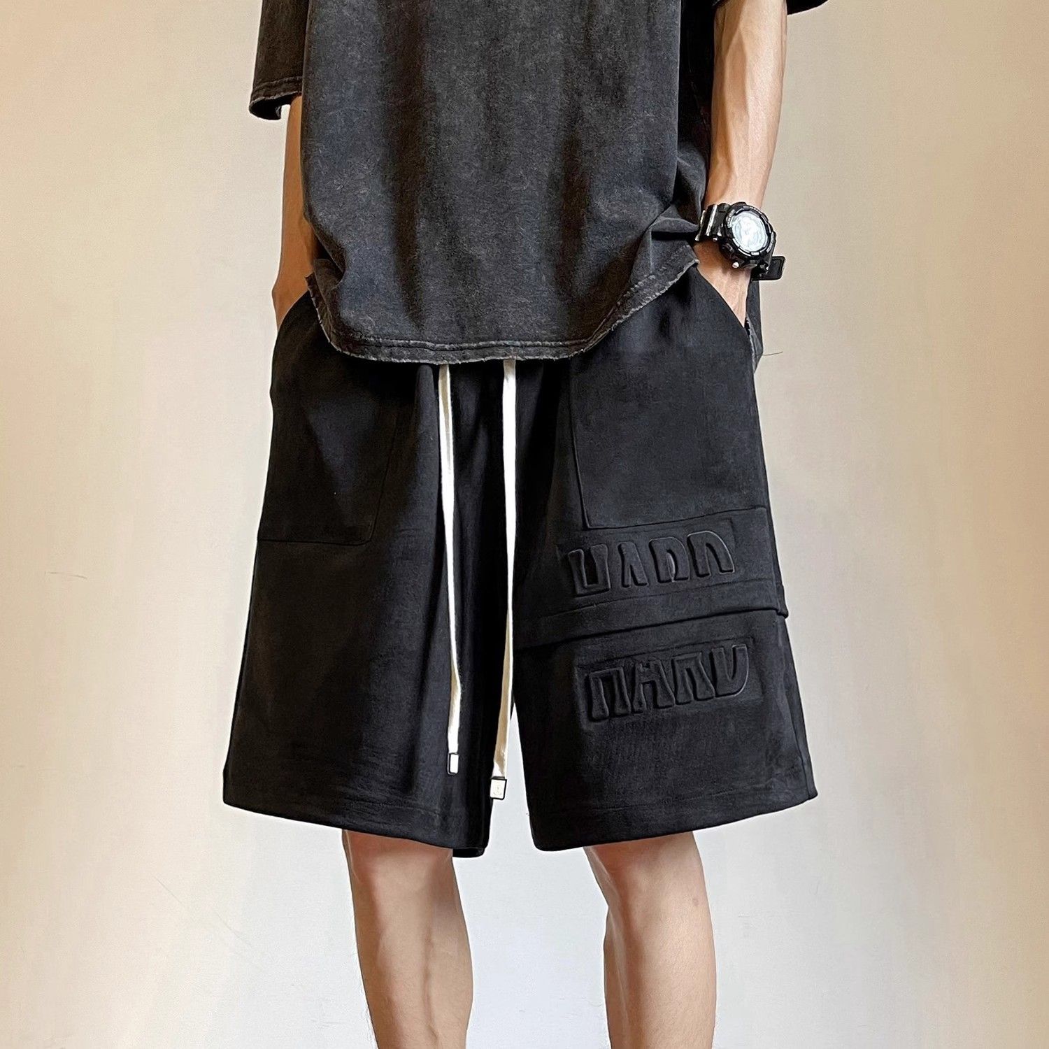 Men's Shorts Letter Splicing B - Summer Clothing Deals review and price