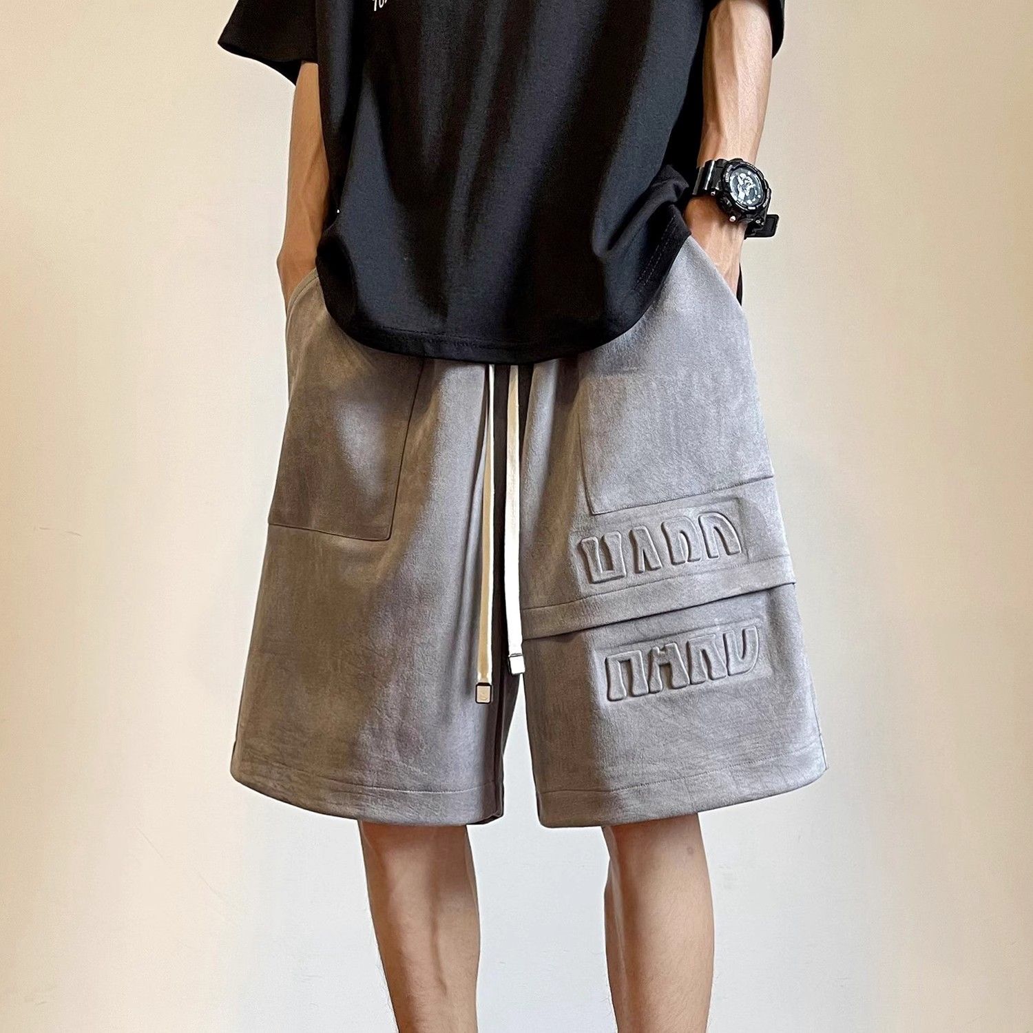 Men's Shorts Letter Splicing B - Summer Clothing Deals review and price