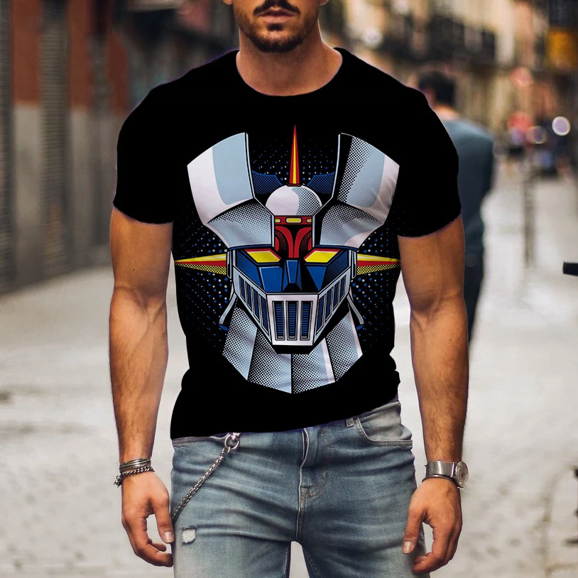 2026 Mazinger Z Anime Mecha 3D - Summer Clothing Over 50 review and price