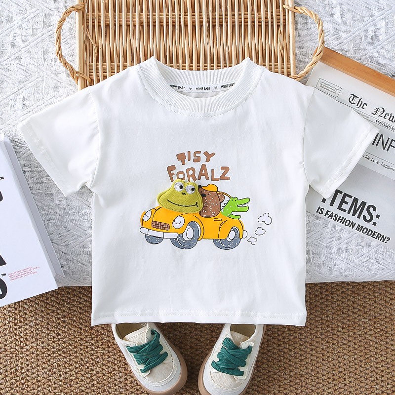 Baby Boy 2PCS Cartoon Outfit 3 - Summer Clothing Essentials review and price