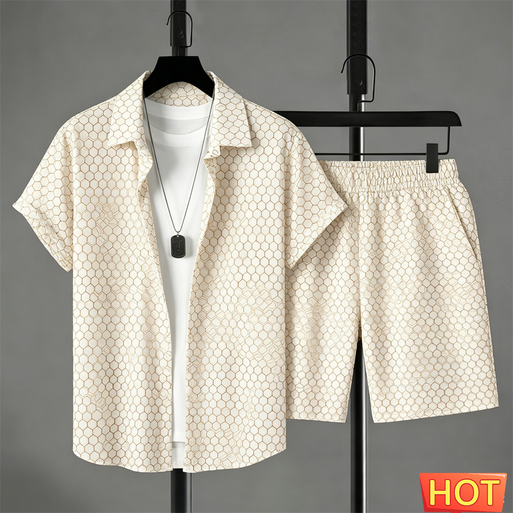 Summer Outfits Man Shirt Set G - Summer Clothing Essentials review and price