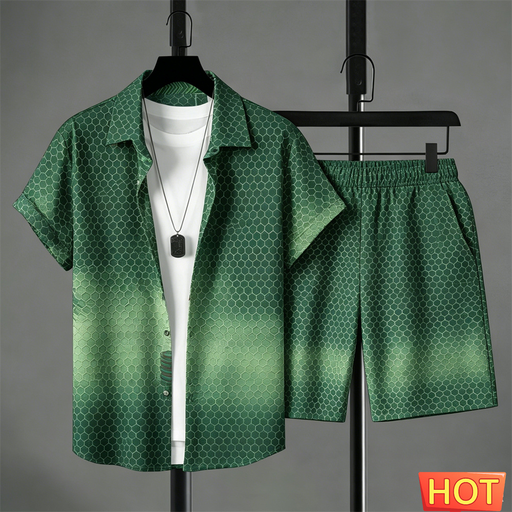 Summer Outfits Man Shirt Set G - Summer Clothing Essentials review and price