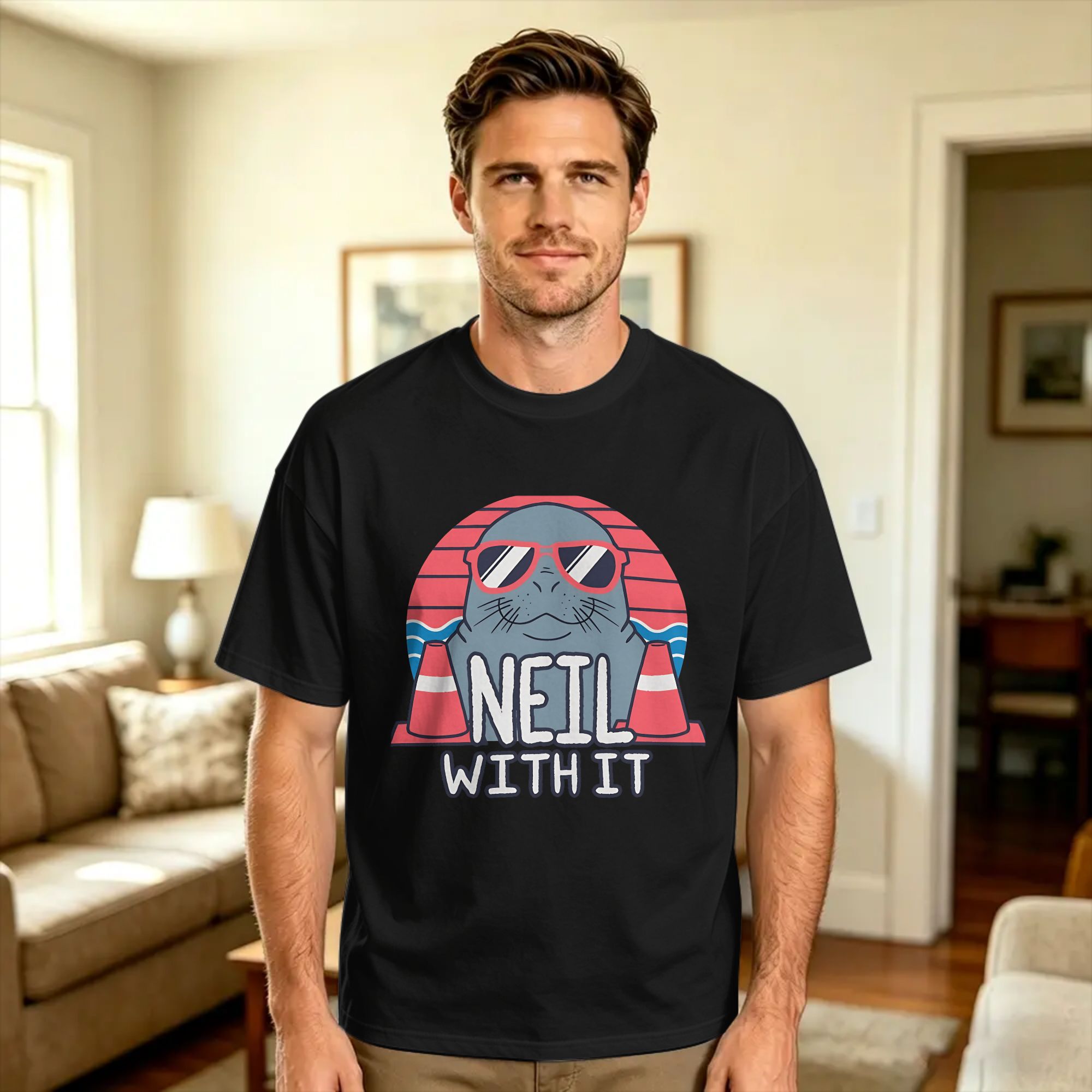 Neil the Seal Deal With It T-S - Summer Clothing Deals review and price