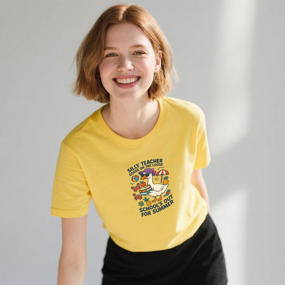 Bright Cartoon Heat Transfer D - Summer Duck Clothing review and price
