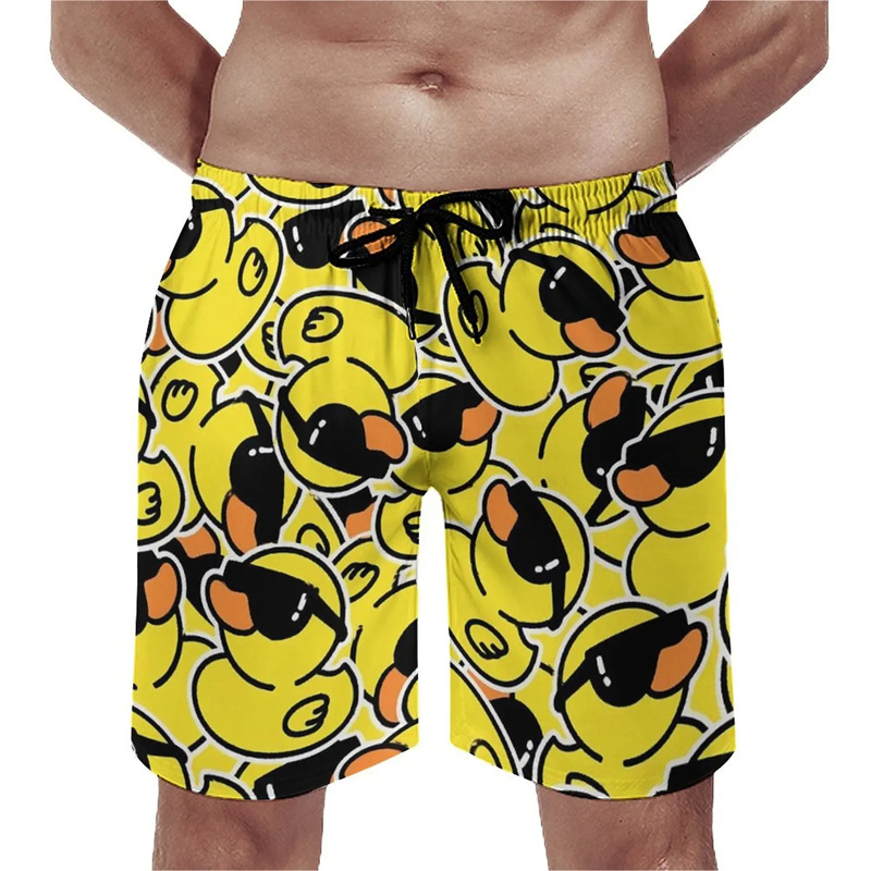 Funny Duck 3D Printed Beach Sh - Summer Duck Clothing review and price