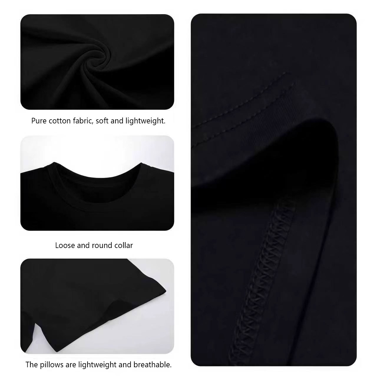 Casual short-sleeve T-shirt wi - Summer Clothing Deals review and price