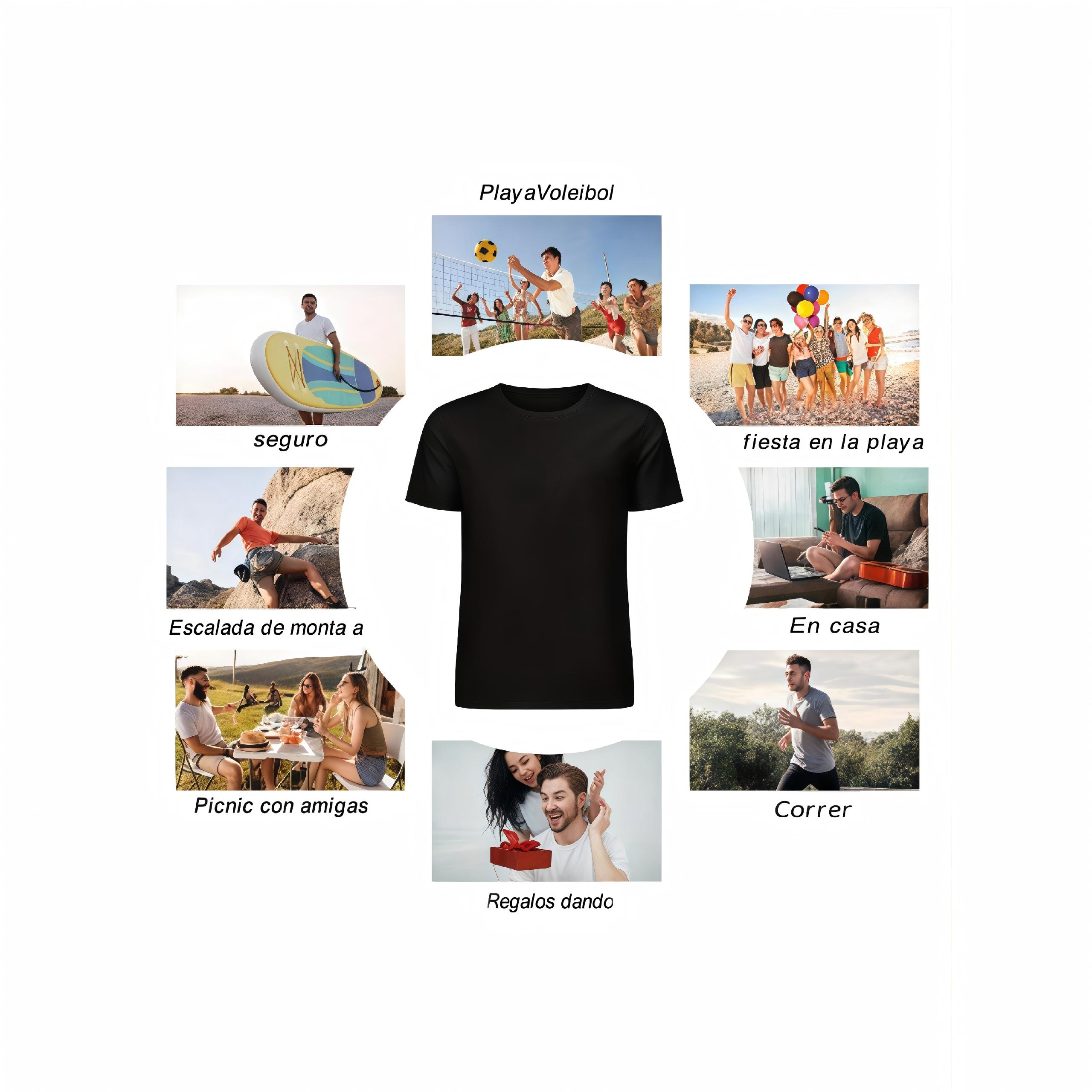 Casual short-sleeve T-shirt wi - Summer Clothing Deals review and price